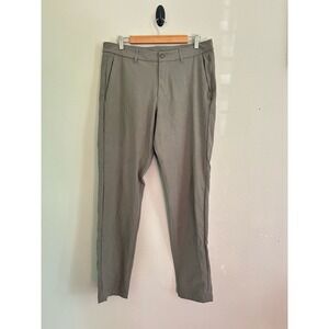 Lululemon ABC Pants Mens 34x30.5 Beige Slim Fit Performance Warpstreme LM5439S